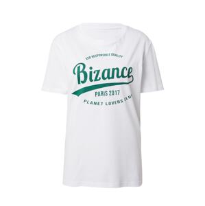 Bizance Paris Tričko 'THOMAS'  zelená / biela