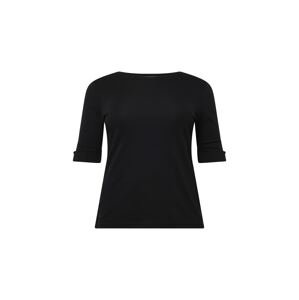 Lauren Ralph Lauren Plus Tričko 'JUDY'  čierna