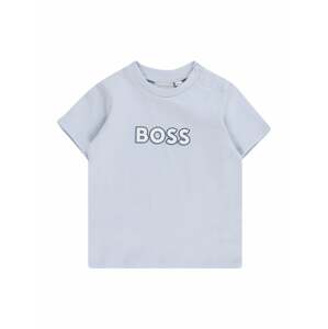 BOSS Kidswear Tričko  námornícka modrá / nebesky modrá / šedobiela
