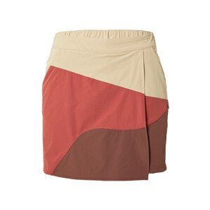 ICEPEAK Športová sukňa  béžová / hnedá / hrdzavo červená