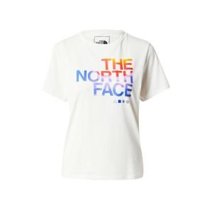 THE NORTH FACE Funkčné tričko  modrá / tmavožltá / ohnivo červená / biela