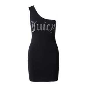 Juicy Couture White Label Šaty 'ALMA'  čierna / strieborná