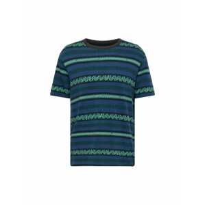 BILLABONG Funkčné tričko 'HALFRACK'  námornícka modrá / tmavomodrá / zelená / svetlozelená