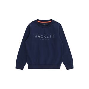 Hackett London Mikina  námornícka modrá / biela