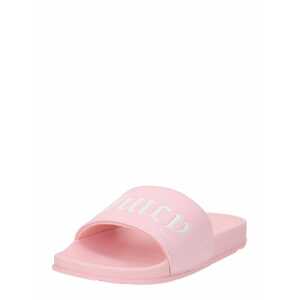 Juicy Couture Plážové / kúpacie topánky 'PATTI'  ružová / biela