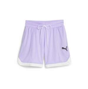 PUMA Športové nohavice  pastelovo fialová / čierna / biela