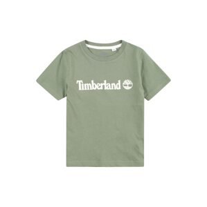 TIMBERLAND Tričko  zelená / biela