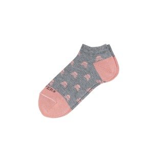 Scalpers Ponožky  sivá / svetloružová