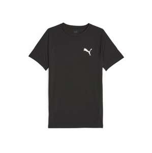 PUMA Funkčné tričko 'EVOSTRIPE'  čierna / biela