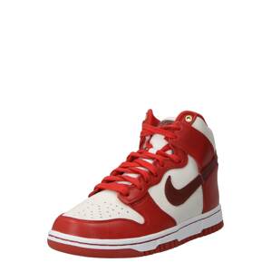 Nike Sportswear Členkové tenisky  červená / biela