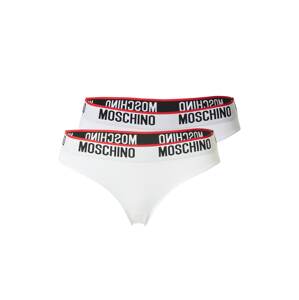 Moschino Underwear Nohavičky  červená / čierna / biela