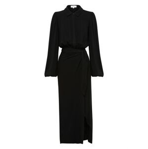Tussah Košeľové šaty 'LAURA'  čierna