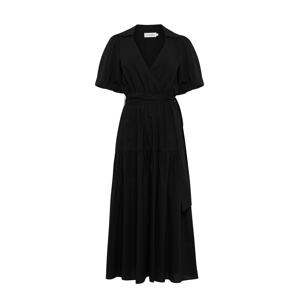 Tussah Košeľové šaty 'WREN'  čierna