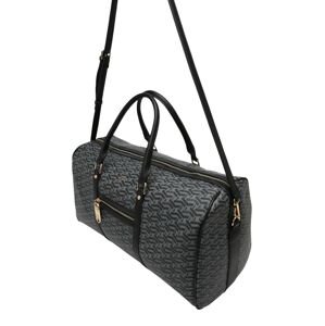 19V69 ITALIA Cestovná taška 'by Versace ROSINA'  sivá / čierna