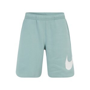 Nike Sportswear Nohavice  tyrkysová / biela