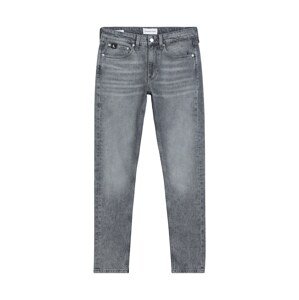 Calvin Klein Jeans Džínsy  sivý denim / čierna / biela
