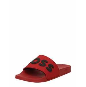 BOSS Black Plážové / kúpacie topánky 'Kirk'  červená / čierna