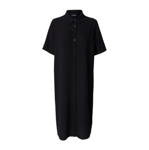 Monki Košeľové šaty 'Ingrid'  čierna