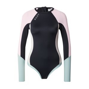 ROXY Športové jednodielne plavky  svetlomodrá / pastelovo ružová / čierna