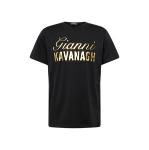 Gianni Kavanagh Tričko  zlatá / čierna