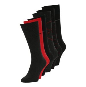 BOSS Black Ponožky  červená / čierna