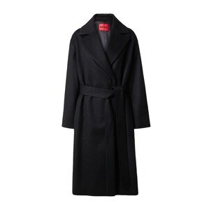 HUGO Red Prechodný kabát  čierna