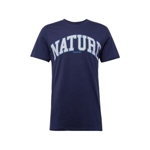 DEDICATED. Tričko 'Nature'  modrá / námornícka modrá / šedobiela