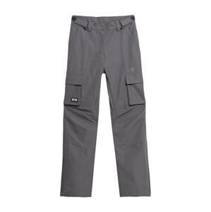 4F Outdoorové nohavice  sivá