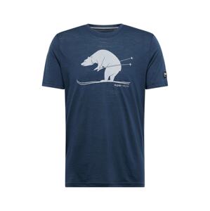 Super Natural Funkčné tričko  námornícka modrá / biela