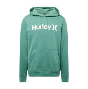 Hurley Športová mikina  zelená / šedobiela