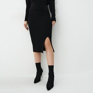 Mohito - Pletená sukňa - Čierna