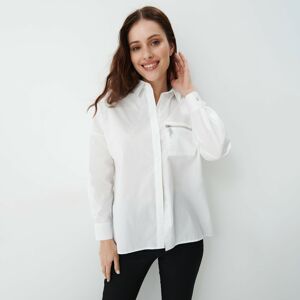 Mohito - Biela bavlnená košeľa - Biela