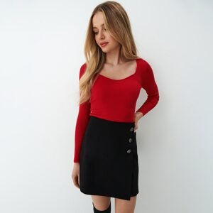 Mohito - Prúžkovaný sveter - Červená