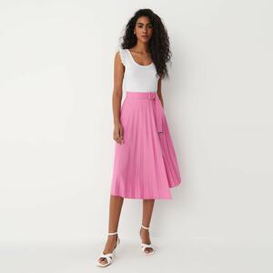 Mohito - Plisovaná midi sukňa - Ružová
