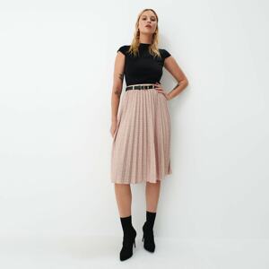 Mohito - Plisovaná sukňa - Béžová
