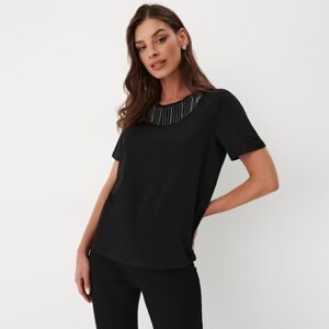Mohito - Bavlnené tričko - Čierna