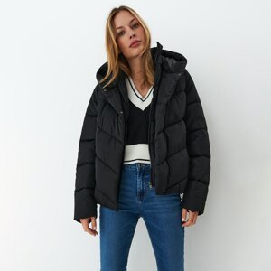 Mohito - Zimná bunda s kapucňou - Čierna