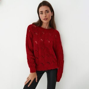 Mohito - Ažúrový sveter - Červená