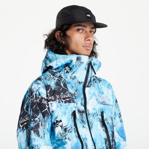 The North Face M Printed Dragline Jacket Blue/ Never a Face Print