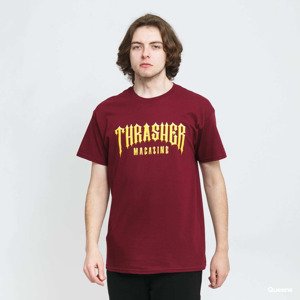 Thrasher Low Low Logo Tee Maroon