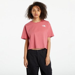 The North Face W Cropped Simple Dome Tee Slate Rose
