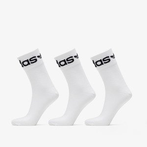 adidas Fold Cuff Crew 3-pack Socks White/ Black