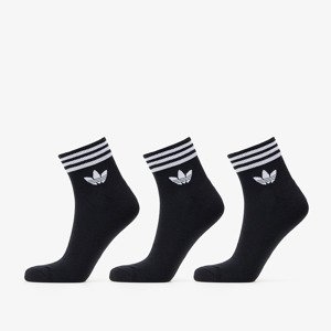 adidas Originals Trefoil Ankle Socks 3-Pack Black/ White