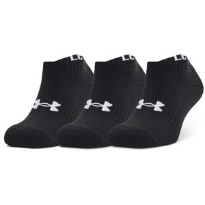 Under Armour Core No Show 3-Pack Black/ White