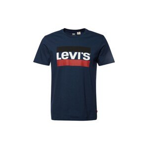 LEVI'S Tričko 'SPORTSWEAR LOGO GRAPHIC BLUES'  námornícka modrá / červená / čierna / biela