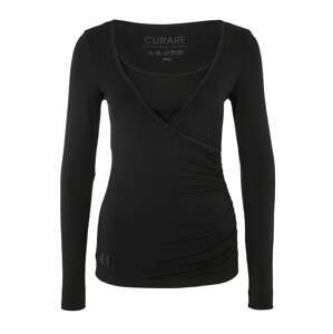 CURARE Yogawear Funkčné tričko 'Flow'  čierna