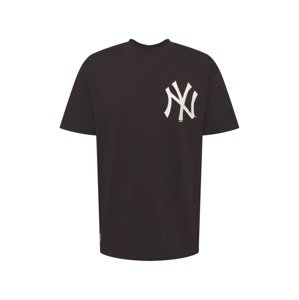 NEW ERA Tričko 'MLB New York Yankees'  čierna / biela