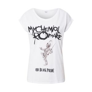 Merchcode Tričko 'My Chemical Romance'  čierna / biela