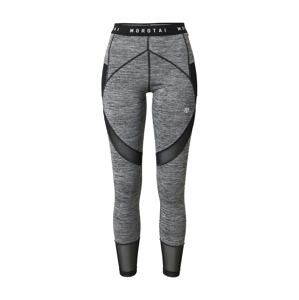 MOROTAI Športové nohavice 'Naka'  sivá melírovaná / čierna / biela