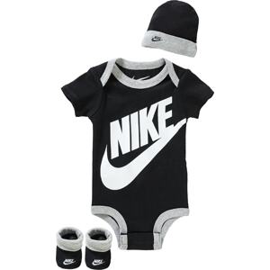 Nike Sportswear Set 'Futura'  sivá melírovaná / čierna / biela